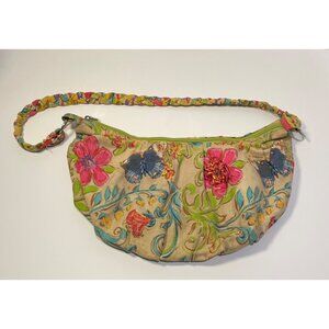 Vtg Kate McRostie Whimsical Croissant Shoulder Bag 3D Cottagecore Y2K Fairy Twee